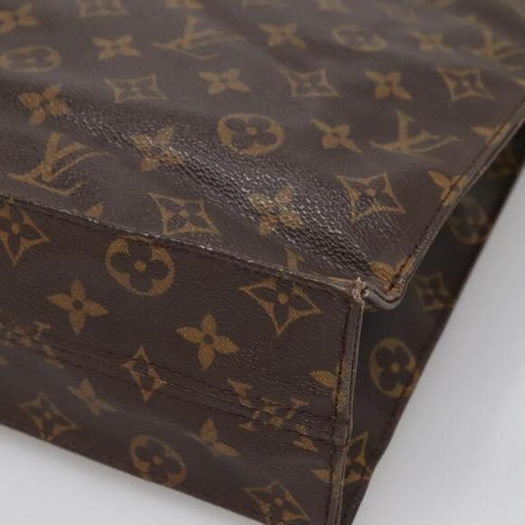 LOUIS VUITTON Monogram Sac Plat Hand Bag M51140 - Picture 9 of 16